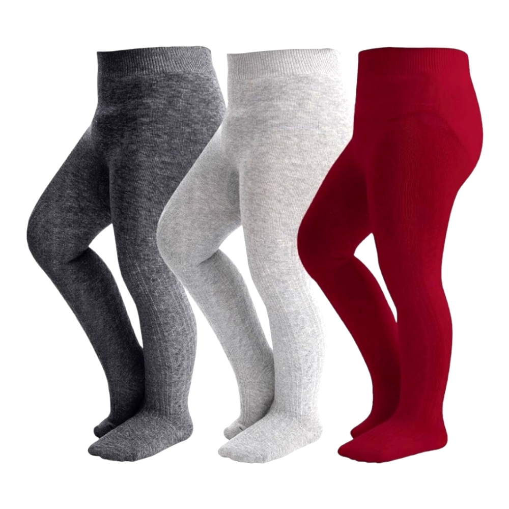 Hakugoo Baby Knitted  Leggings, Toddlers Girls Cable Tights, Stockings 9 Pieces